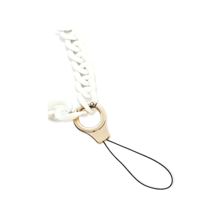 jewelry for phone with white bone chain2
